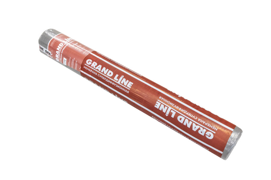 Мембрана супердиффузионная Grand Line 170+TAPE (75м2) Мембрана супердиффузионная Grand Line 170+TAPE (75м2)